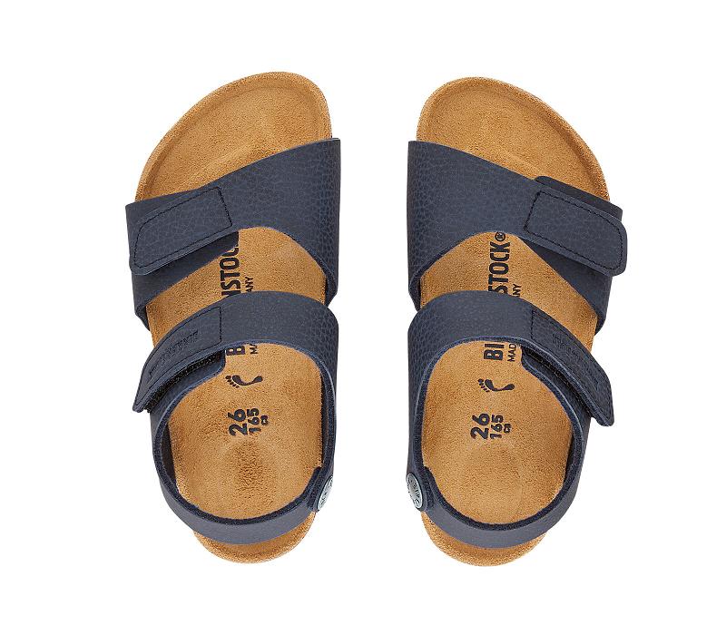 Birkenstock Palu Birko-flor Narrow Sandaler Børn Mørkeblå | DK 117MQZ